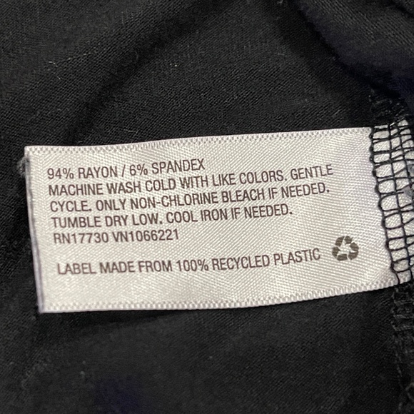 Maternity Long Black Maxi Dress Size Large - Picture 5 of 9